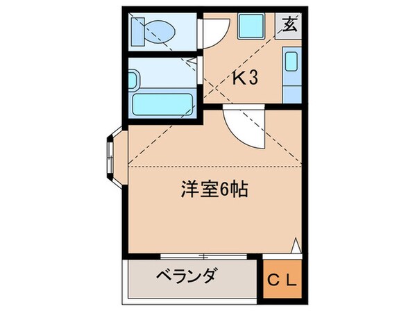 いちご荘の物件間取画像